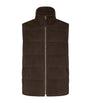 Brown Lamb Leather Gilet