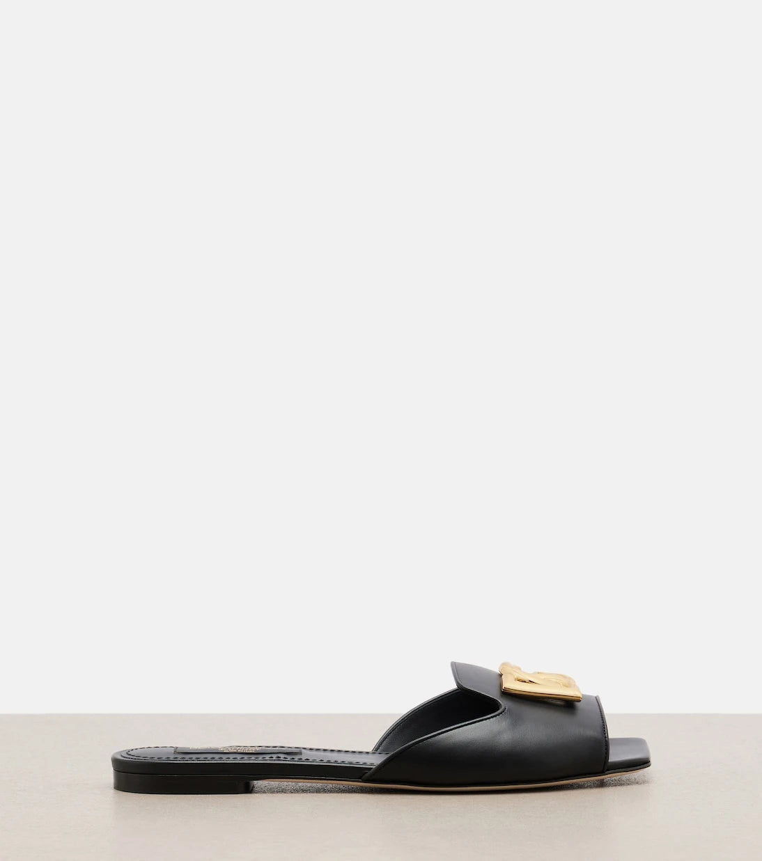 Dolce&Gabbana - Abaya DG leather mules
