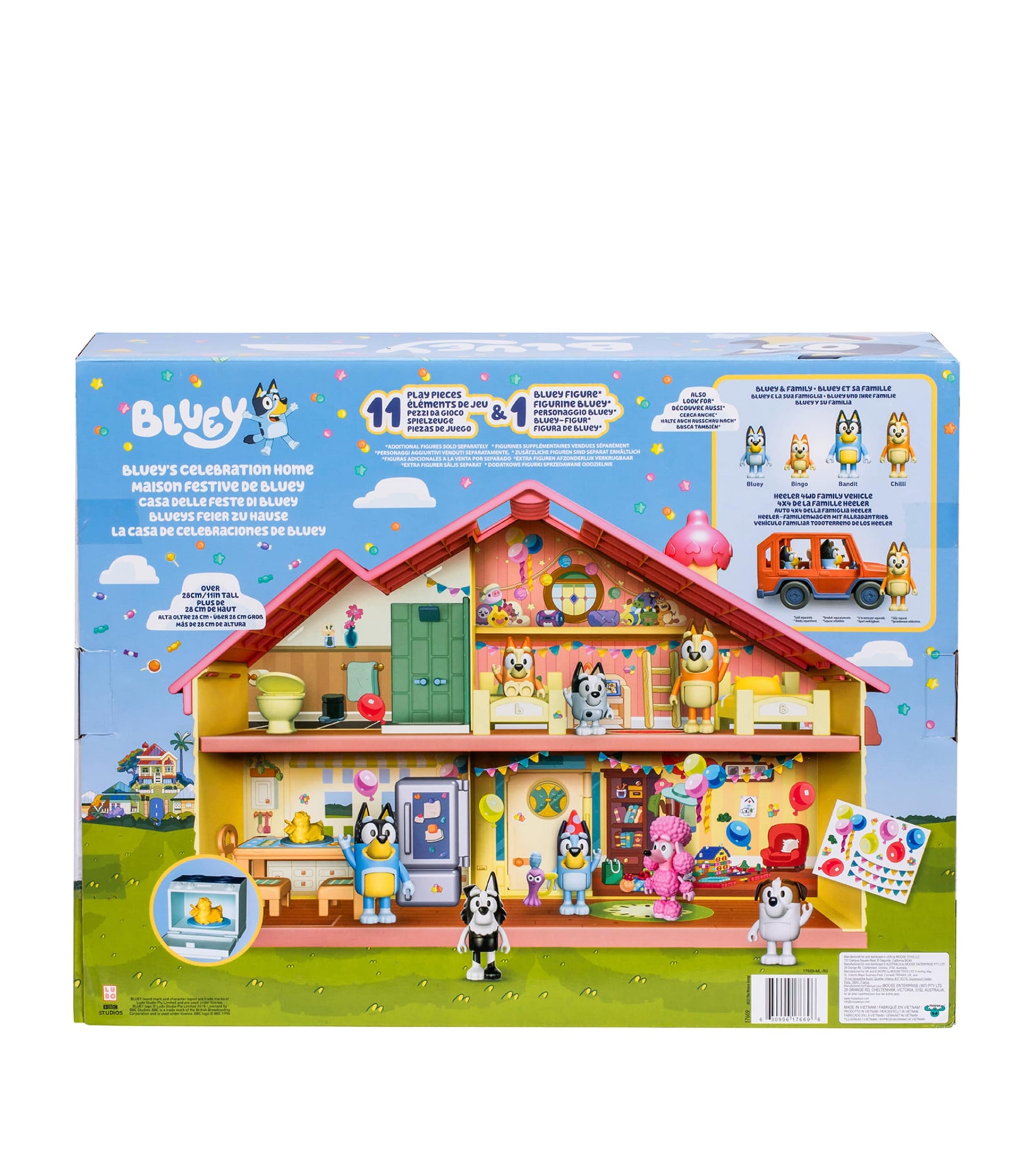 BLUEY Celebration Home Play Set