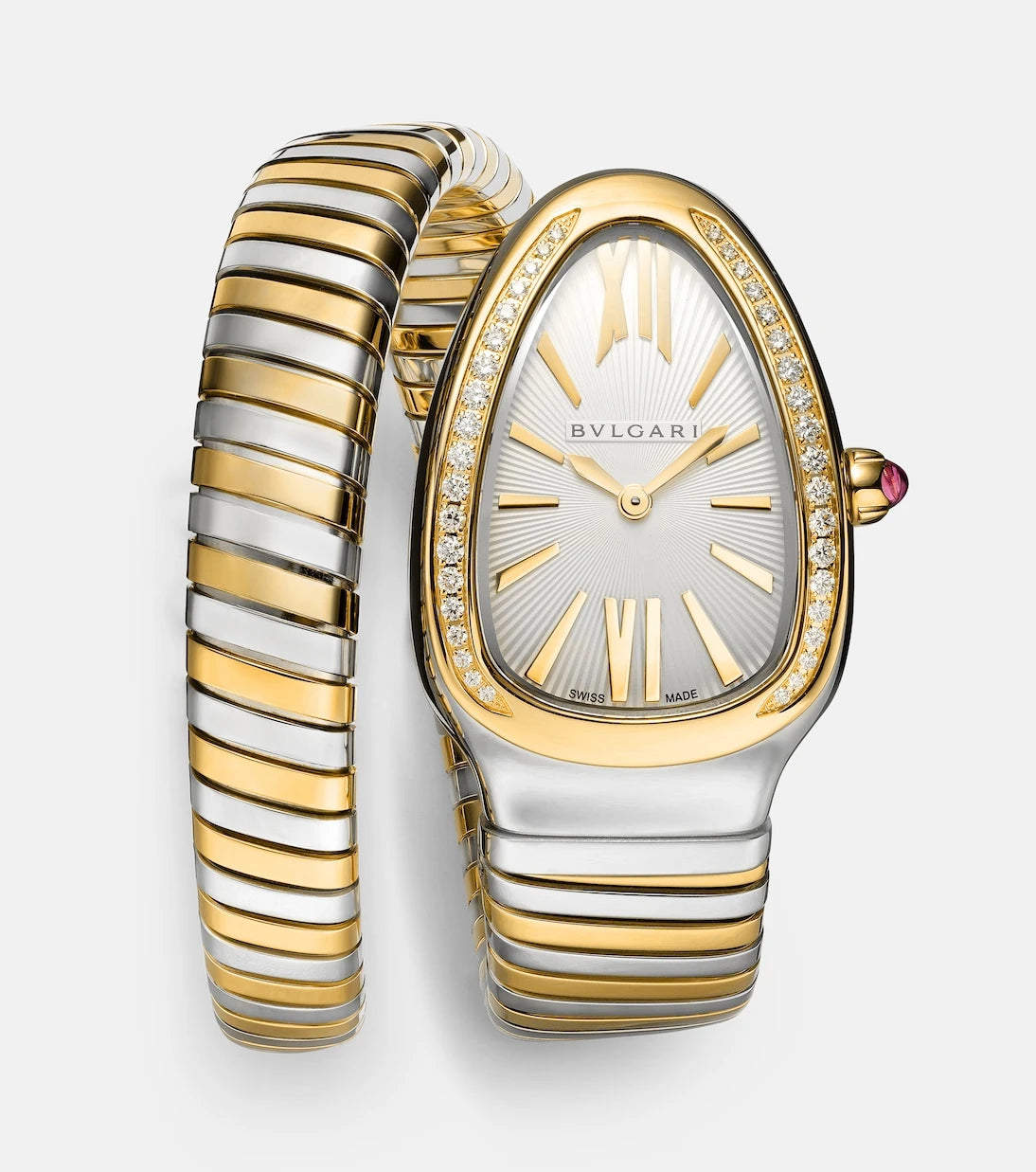 Bvlgari - Serpenti Tubogas watch with diamonds