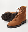 Brunello Cucinelli Suede Lace-Up Boots