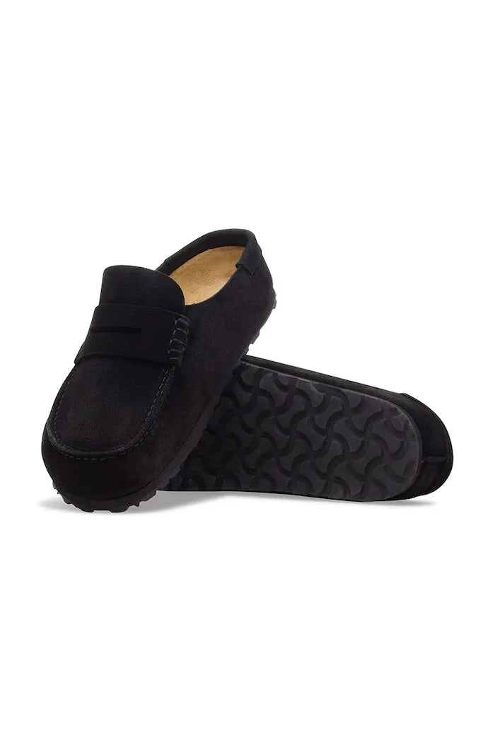 Birkenstock kadın süet terlik sabo Naples Wrapped Suede Leather