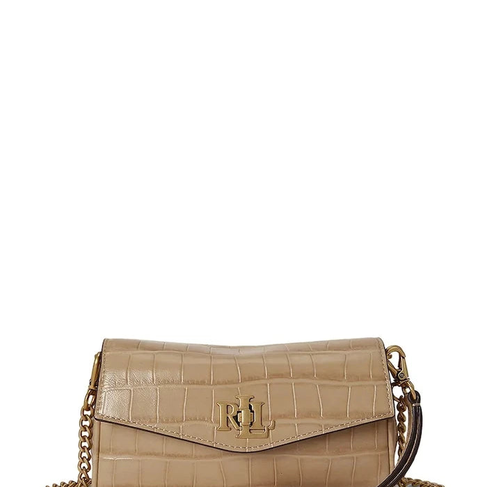 Lauren Ralph Lauren kadın deri crossbody çanta