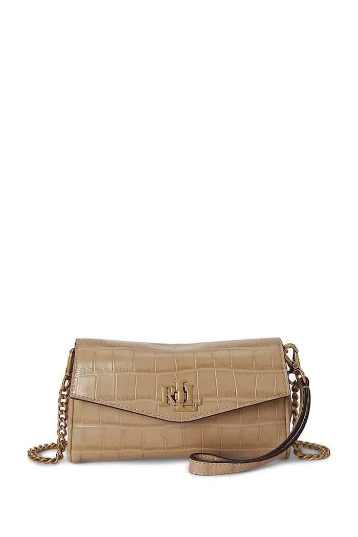 Lauren Ralph Lauren kadın deri crossbody çanta