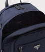 Prada Re-Nylon and Saffiano Leather Backpack
