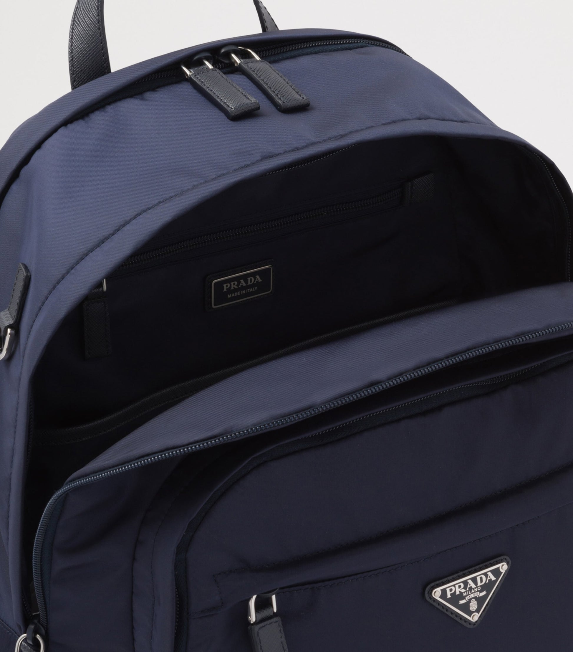 Prada Re-Nylon and Saffiano Leather Backpack