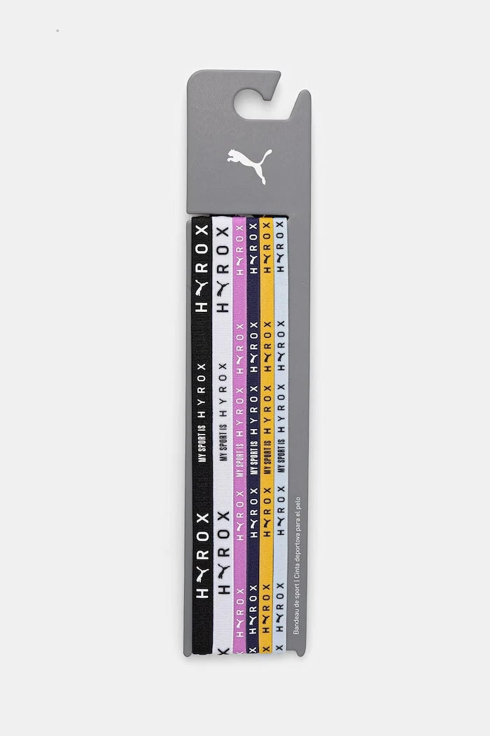 Antrenman için Puma Hairbands HYROX saç bantları (6 adet)