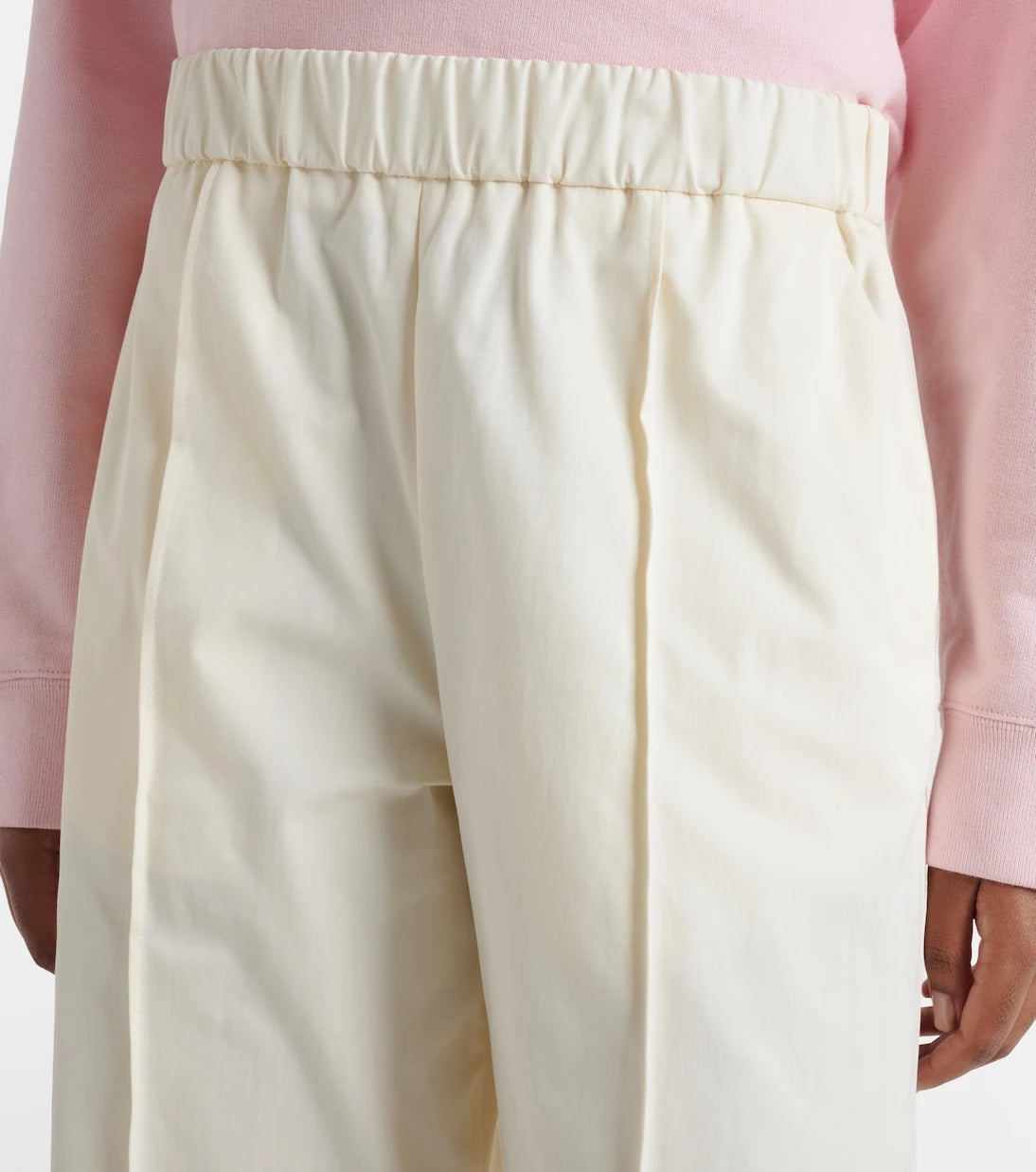 Jil Sander - Pleated cotton wide-leg pants