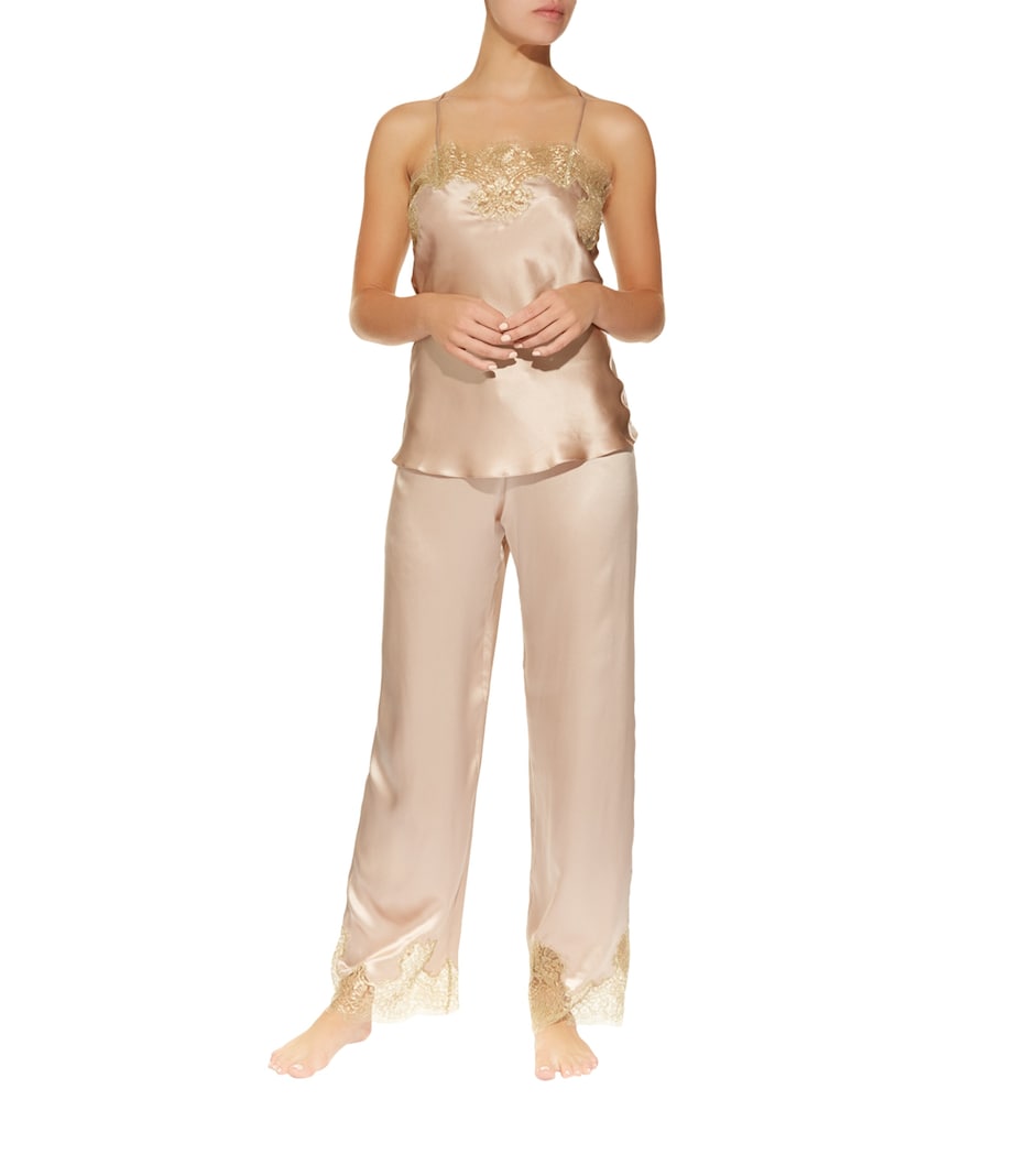 Gilda & Pearl Beige Gina Satin Camisole