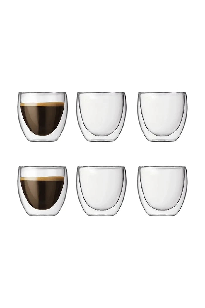 Bodum Pavina Borosilikat Cam Espresso Fincanı Seti 0,08 l