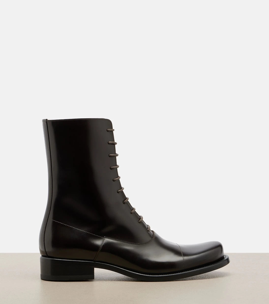 The Row - Kai leather lace-up boots