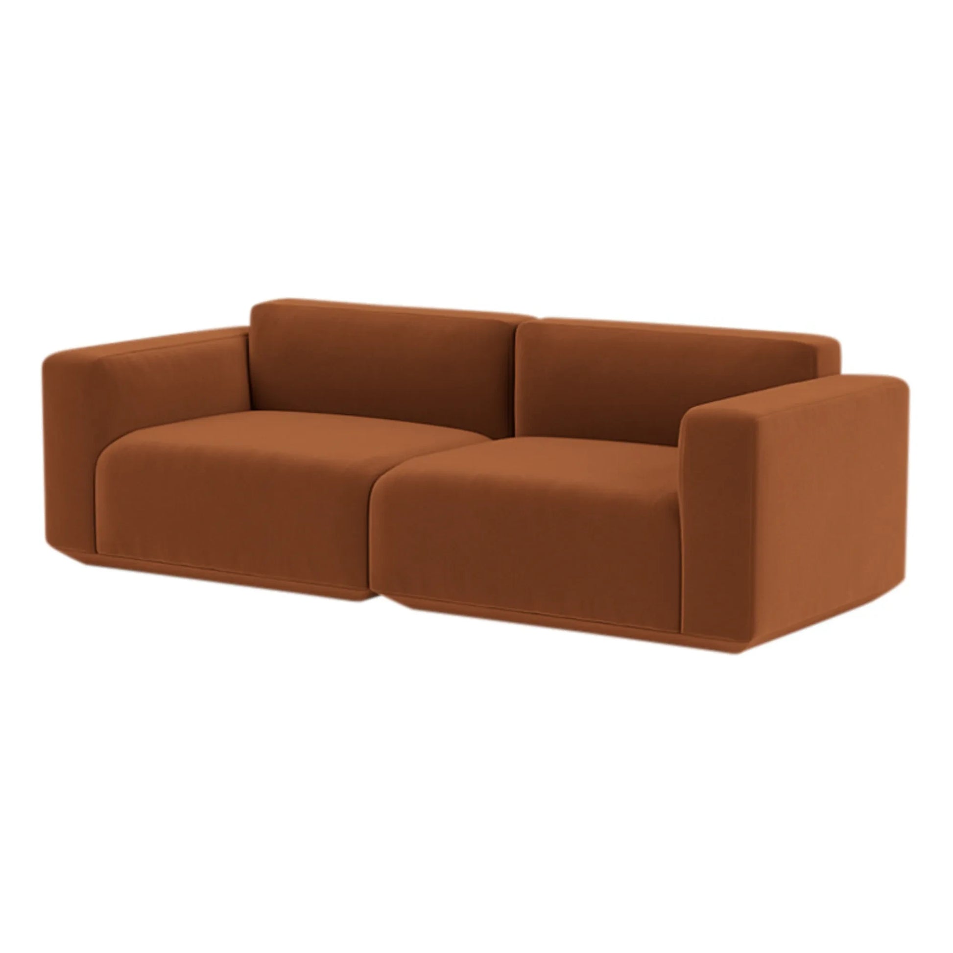 & Tradition - Develius EV1, 2-Seater Velvet Sofa | Cannelle