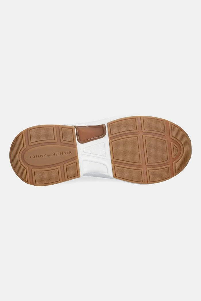 Кожени маратонки Tommy Hilfiger TH CHUNKY RUNNER METALLIC