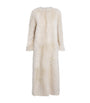 White Lamb Fur Coat