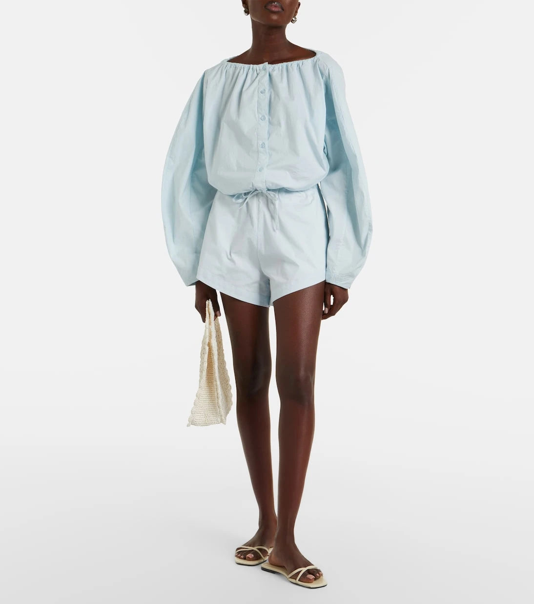 Rotate - Cotton-blend shorts
