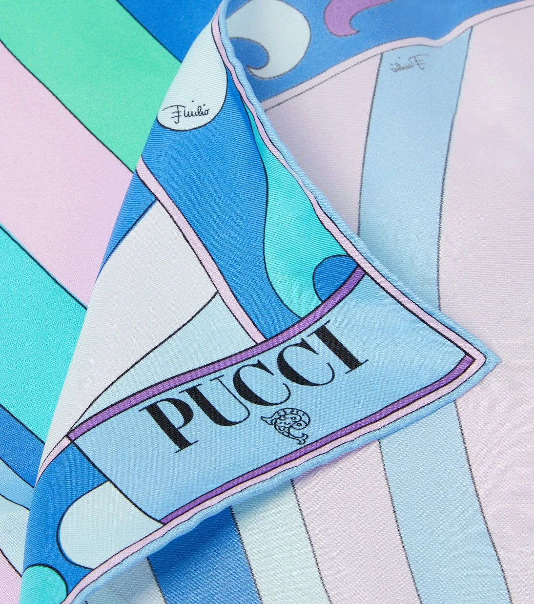 Pucci - Patchwork silk twill scarf