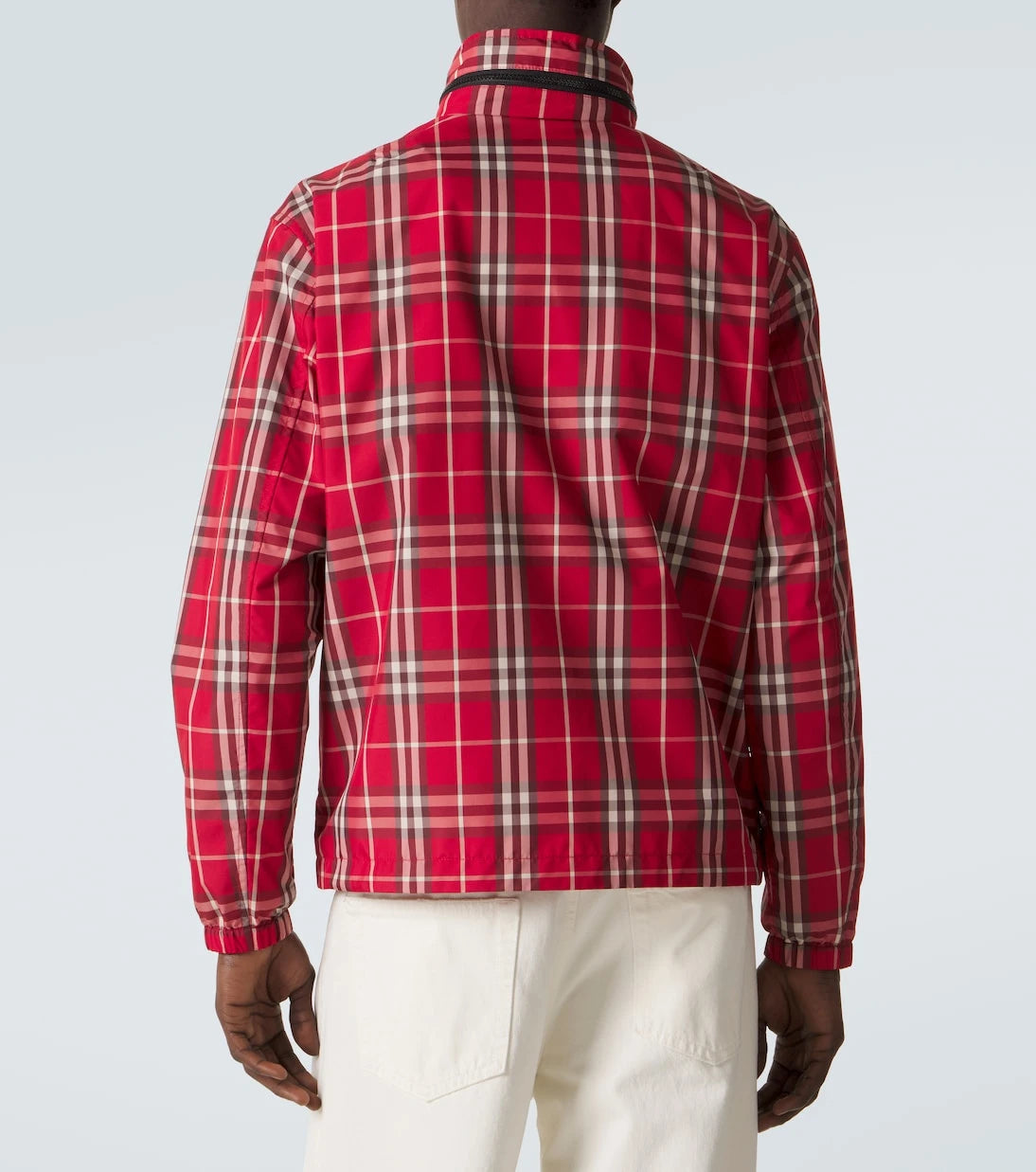 Burberry - Burberry Check technical blouson jacket