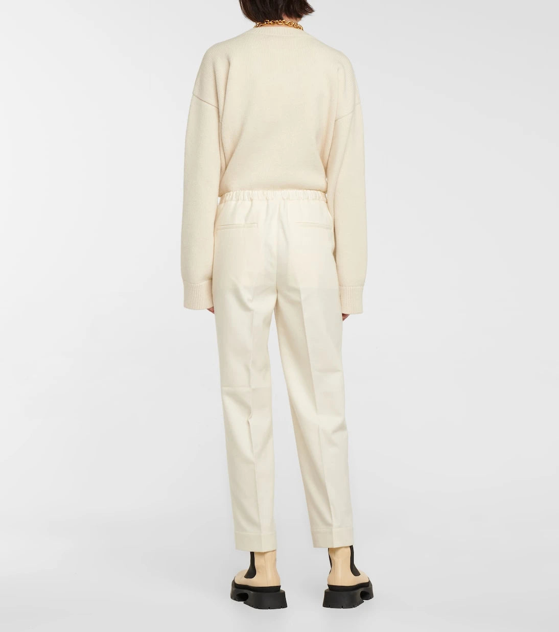 Jil Sander - Wool-blend drawstring pants