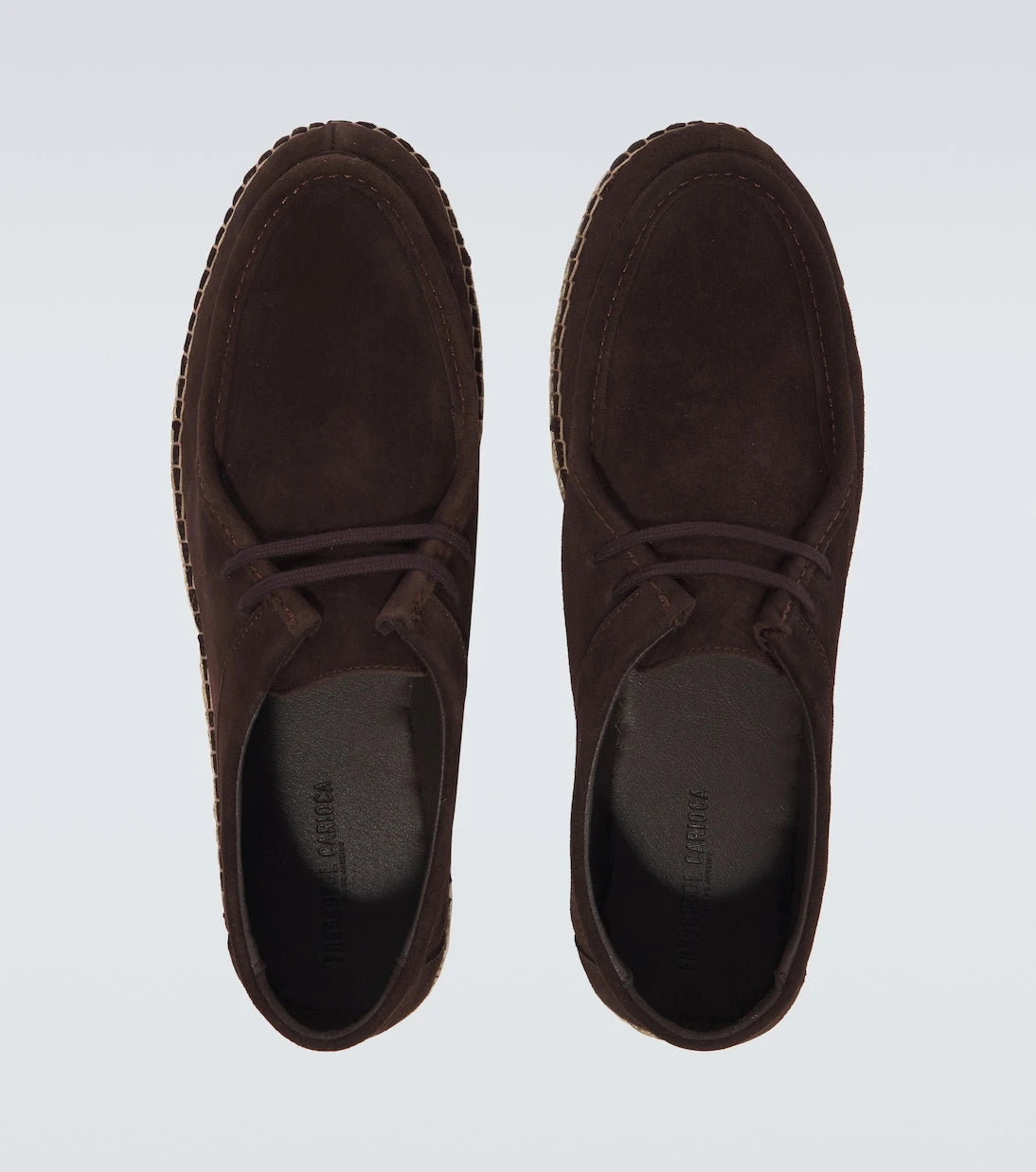 Frescobol Carioca - Rodolfo Wallabee suede shoes