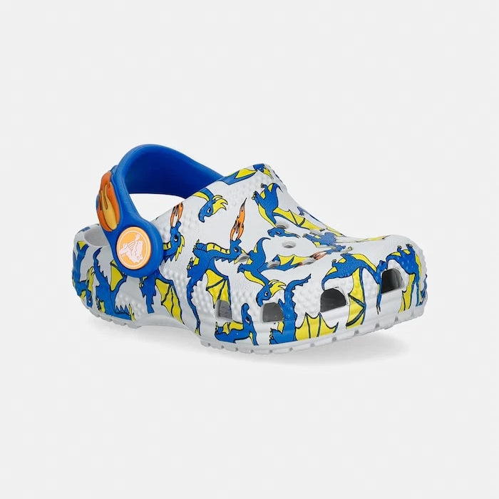 Детски чехли Crocs CLASSIC DRAGON GRAPHIC CLOG T