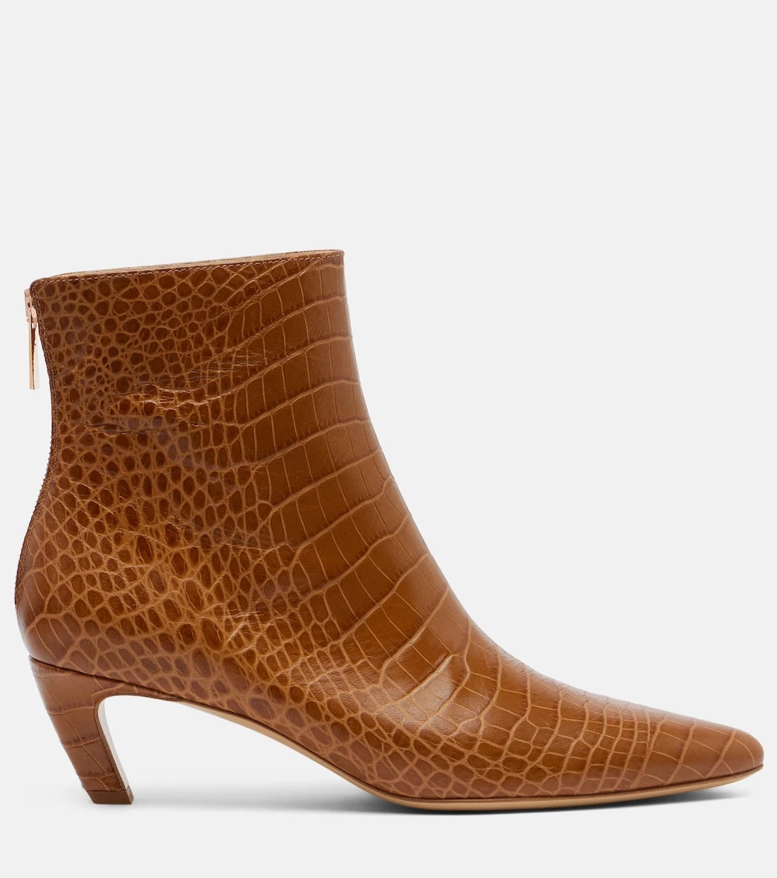 Gabriela Hearst - Clayton croc-effect leather ankle boots