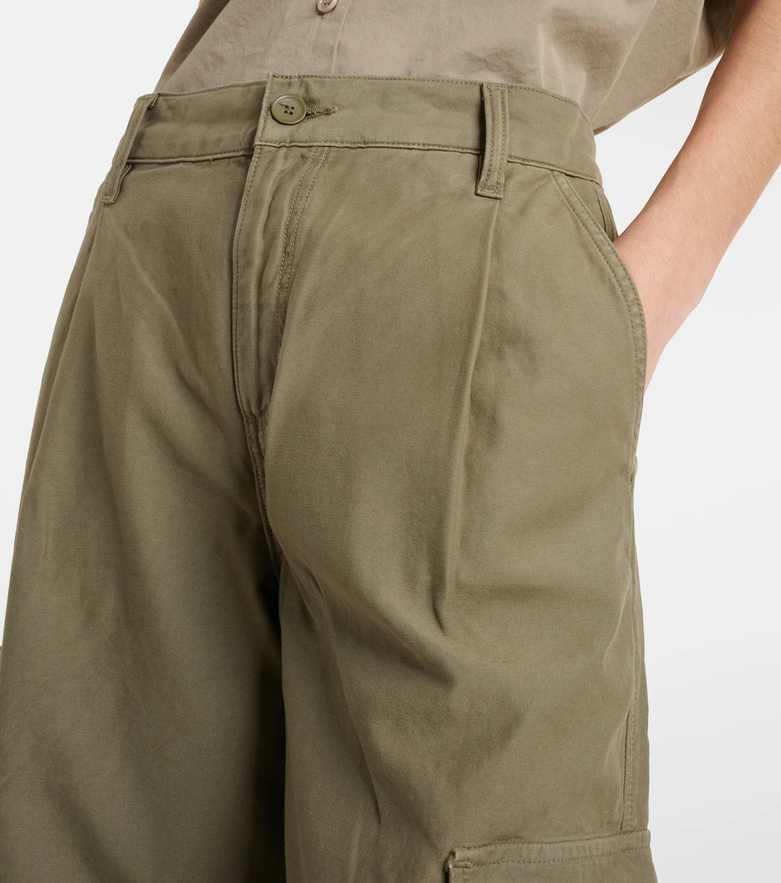 Agolde - Jericho cropped cotton cargo pants