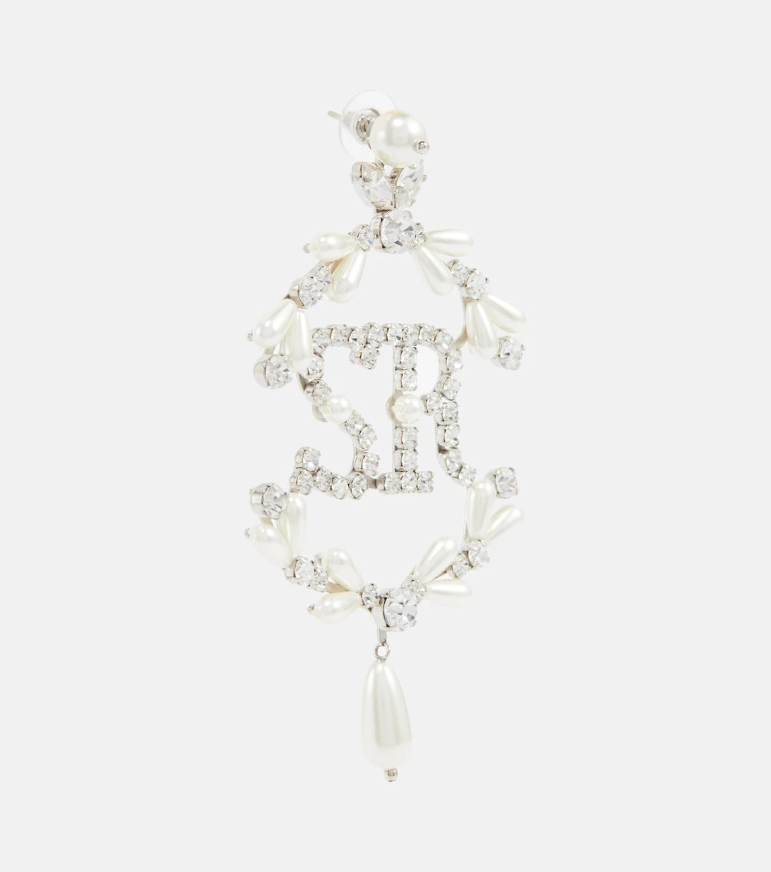 Simone Rocha - Crystal-embellished pearl earrings