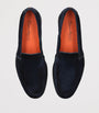 Santoni Suede Malibu Loafers