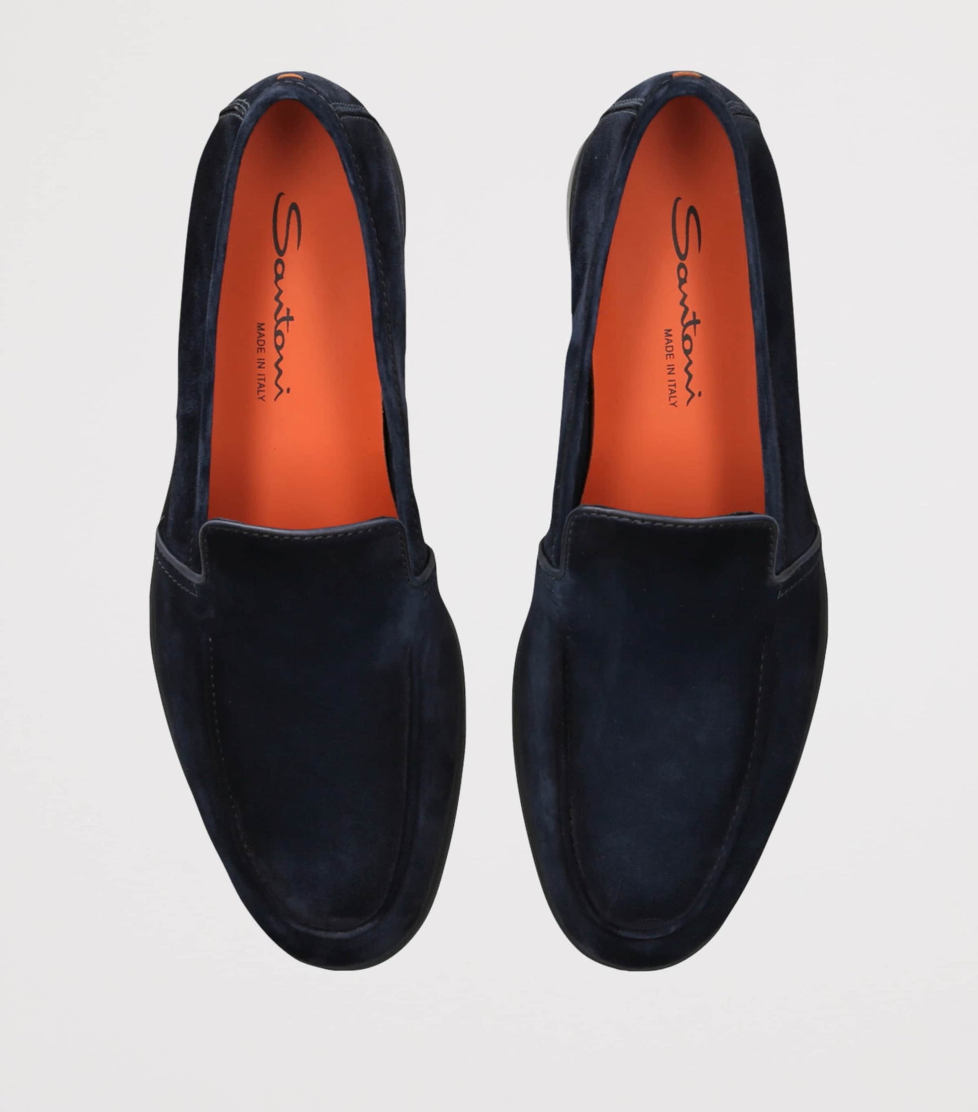 Santoni Suede Malibu Loafers
