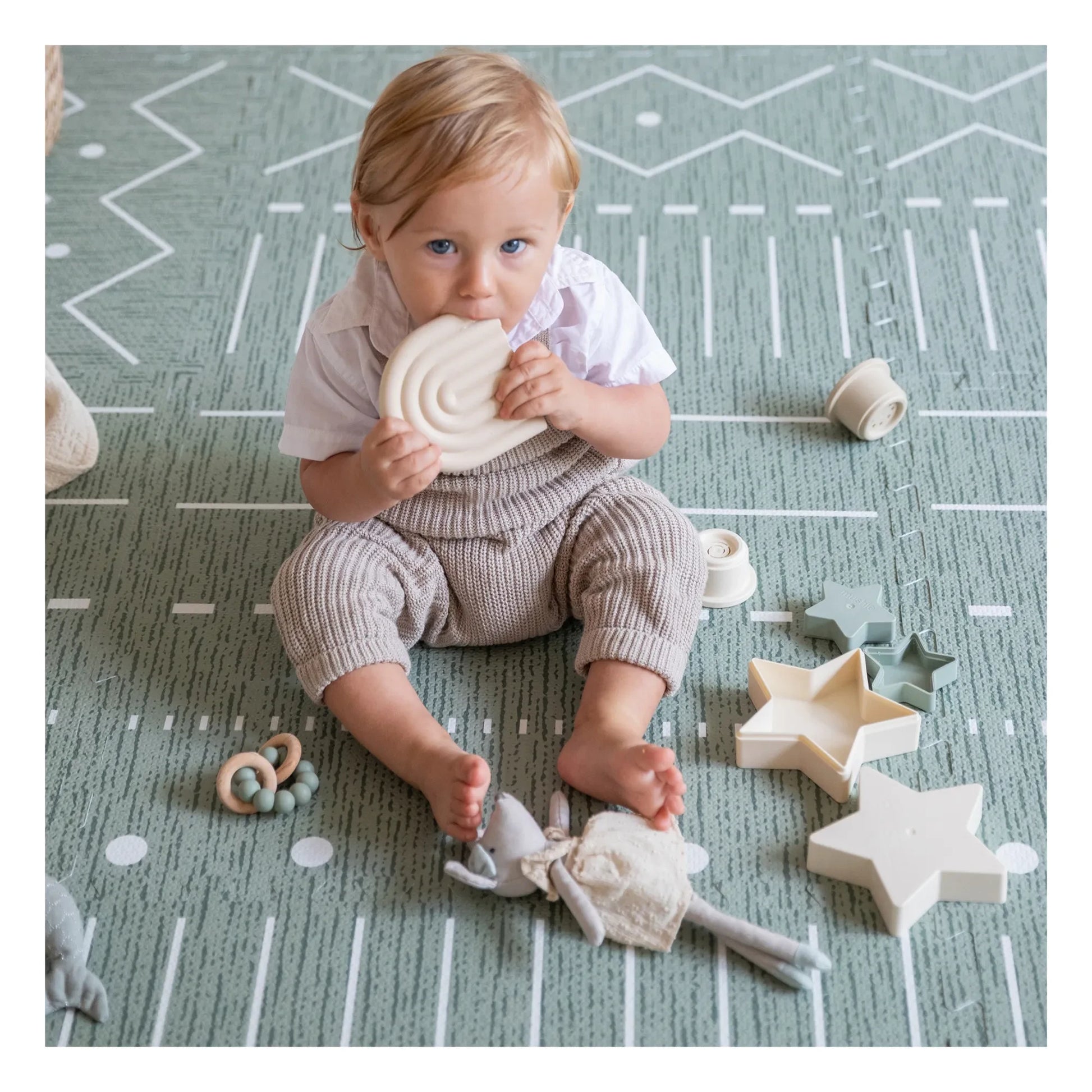 Toddlekind - Berbère Modular Playmat | Green