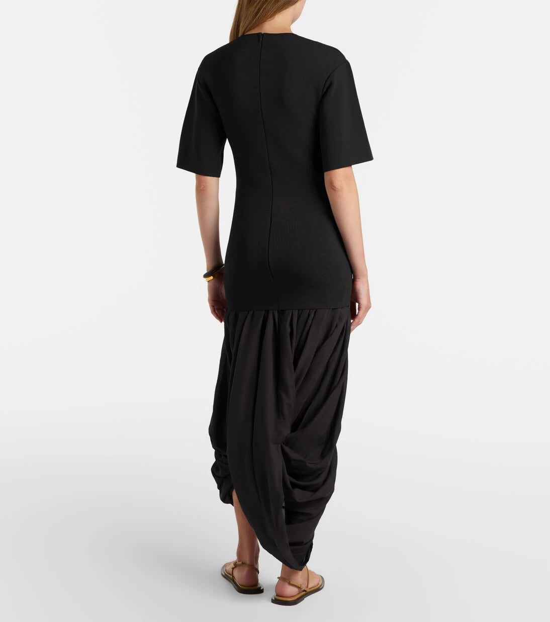 Toteme - Cocoon jersey midi dress
