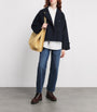 Weekend Max Mara Blue Virgin Wool Cropped Coat