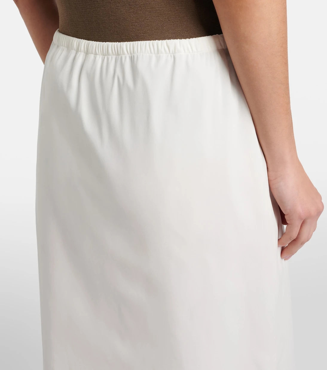 The Row - Ivera silk-blend chiffon midi skirt