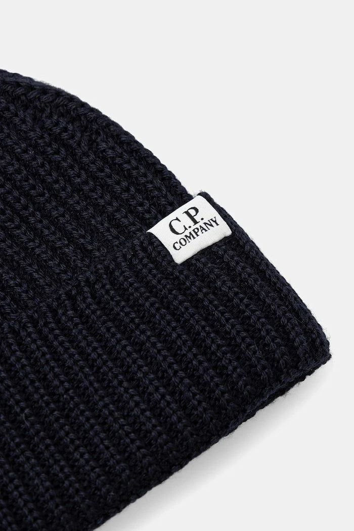 C.P. Company bere şapka, merinos yününden