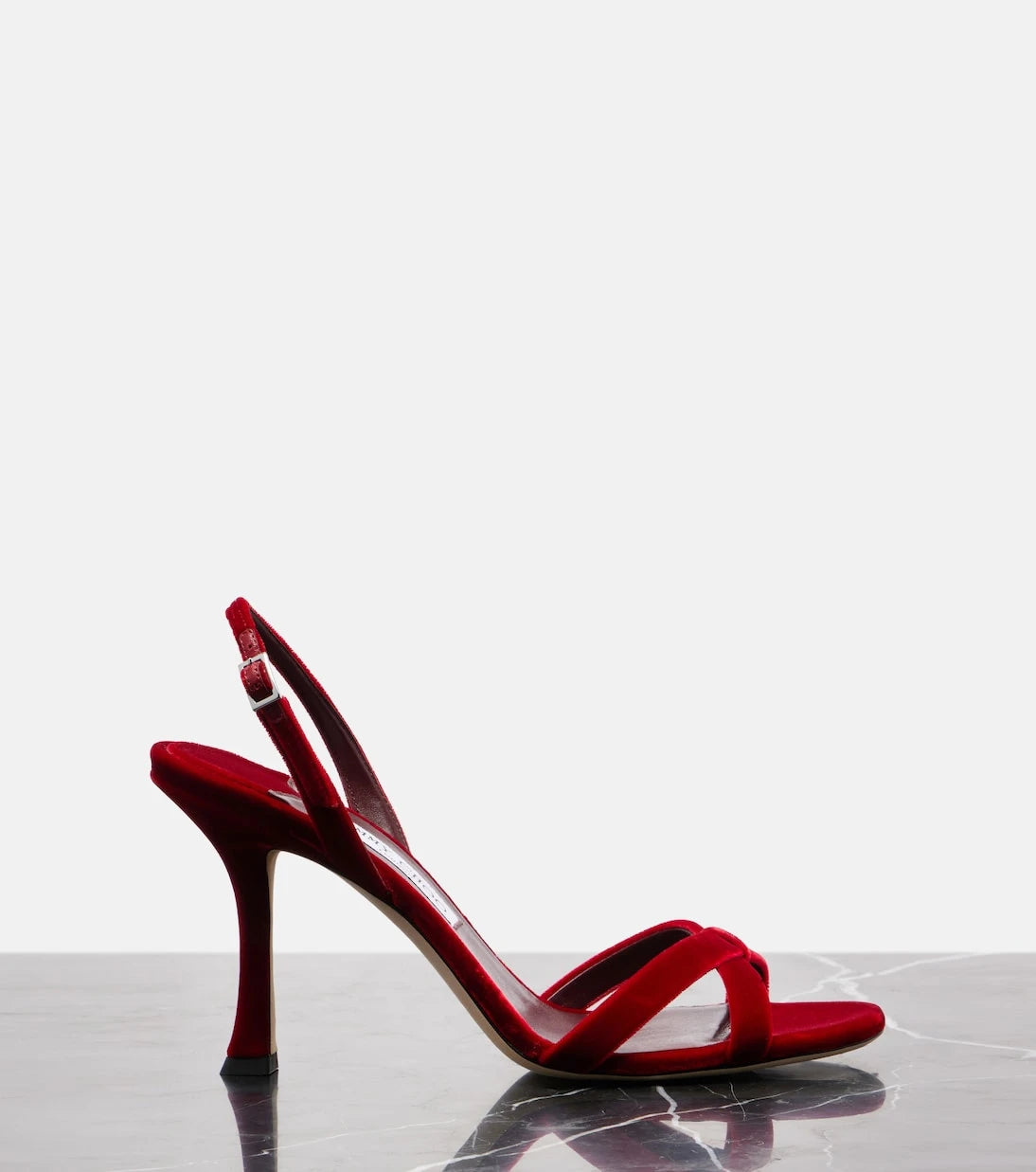 Jimmy Choo - Elsy 90 velvet sandals