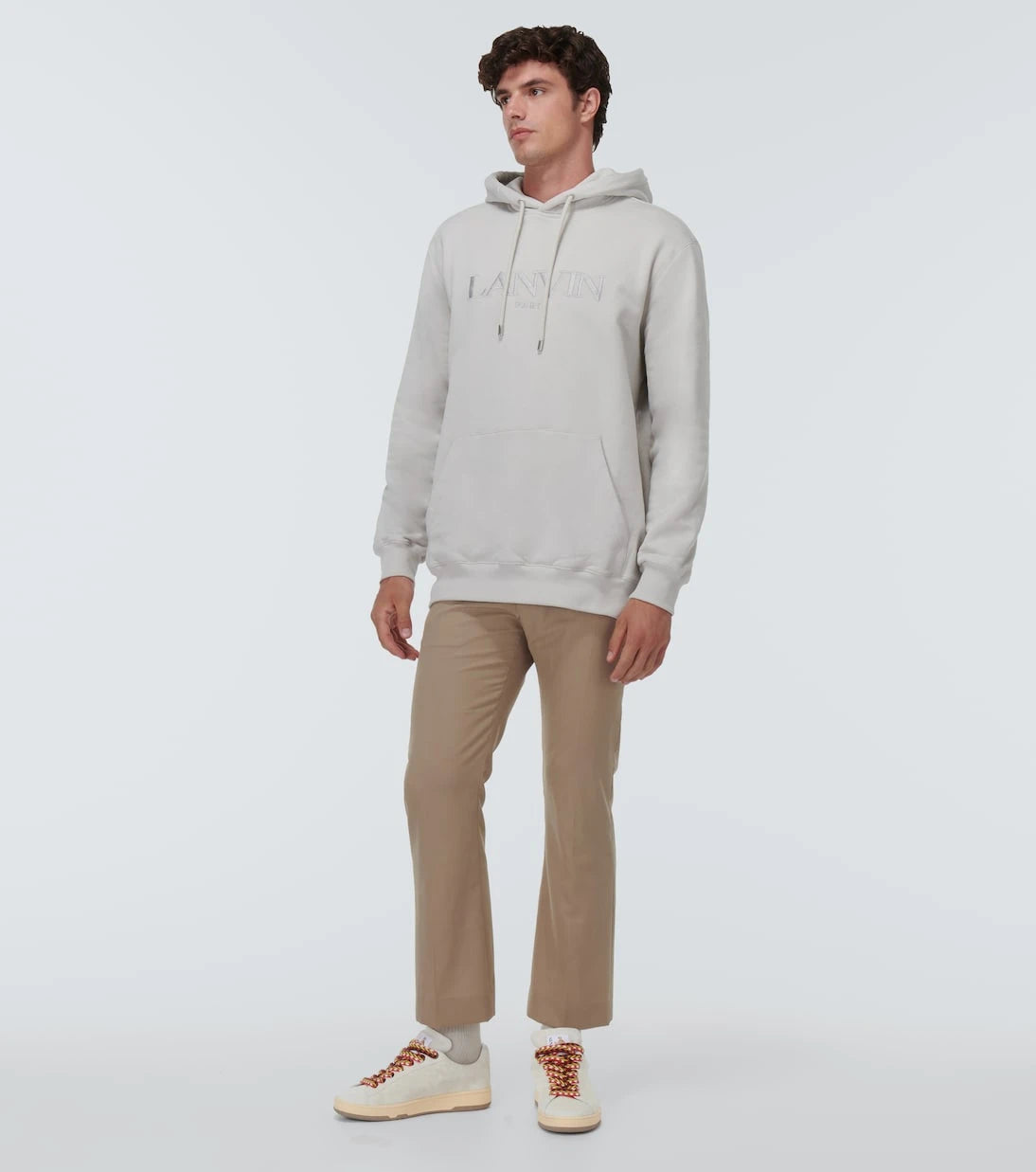 Lanvin - Lite Curb suede sneakers