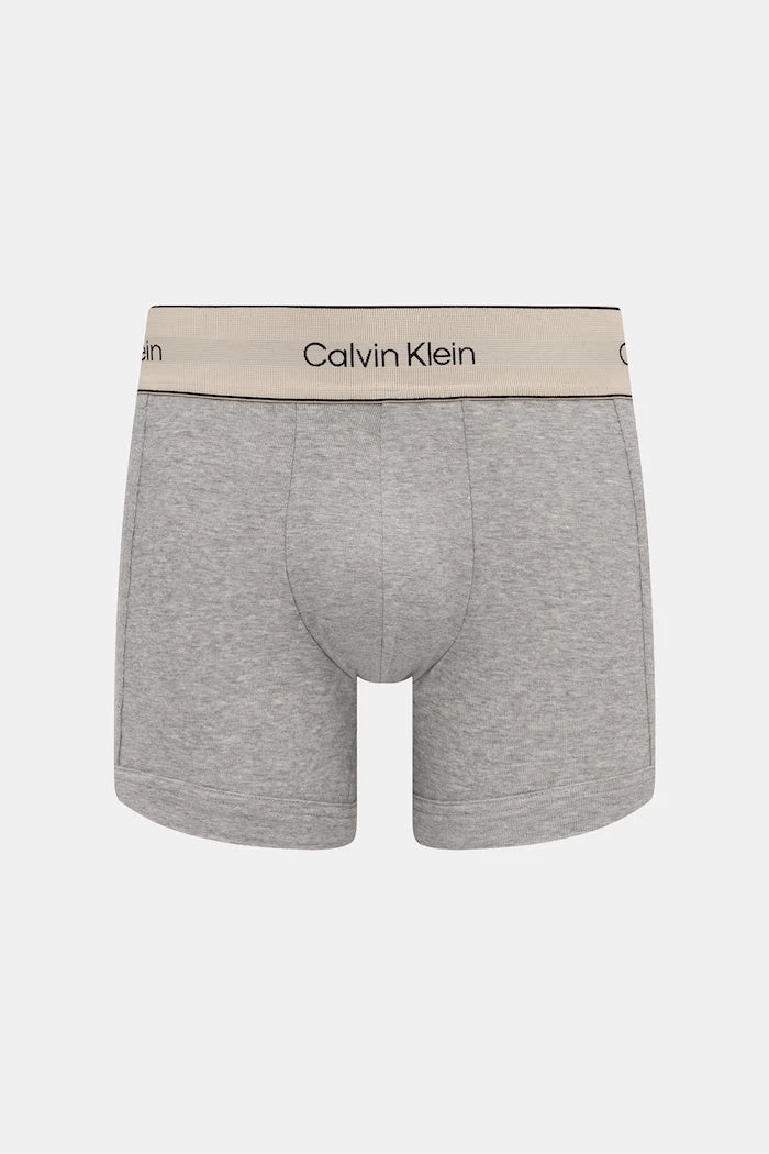 Calvin Klein Underwear боксерки мъжки от памук с еластан 3 броя