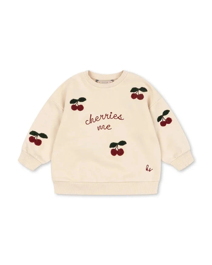 Konges Sløjd çocuk pamuklu LOU SWEAT SHIRT OCS sweatshirt
