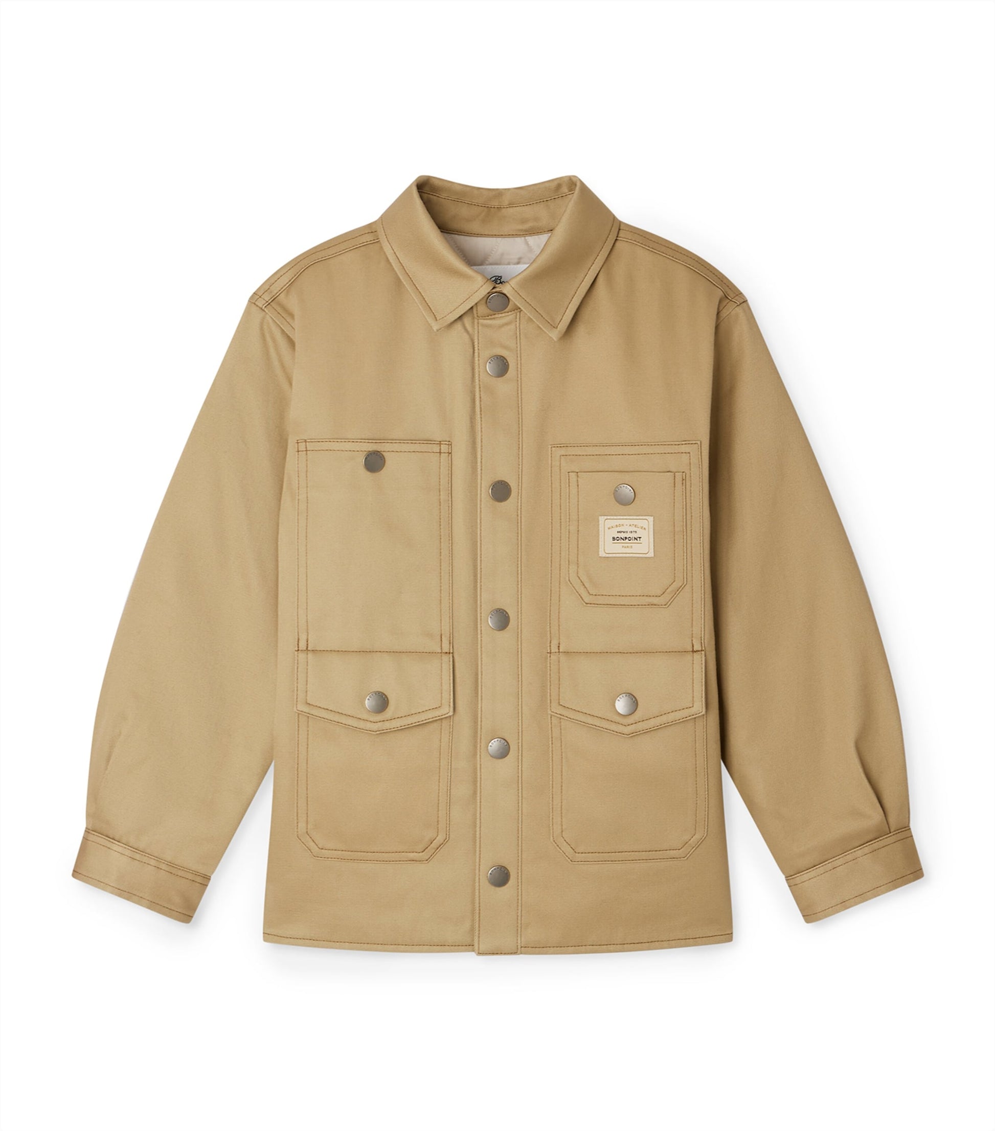 Cotton Pocket-Detail Jacket (10-14 Years)