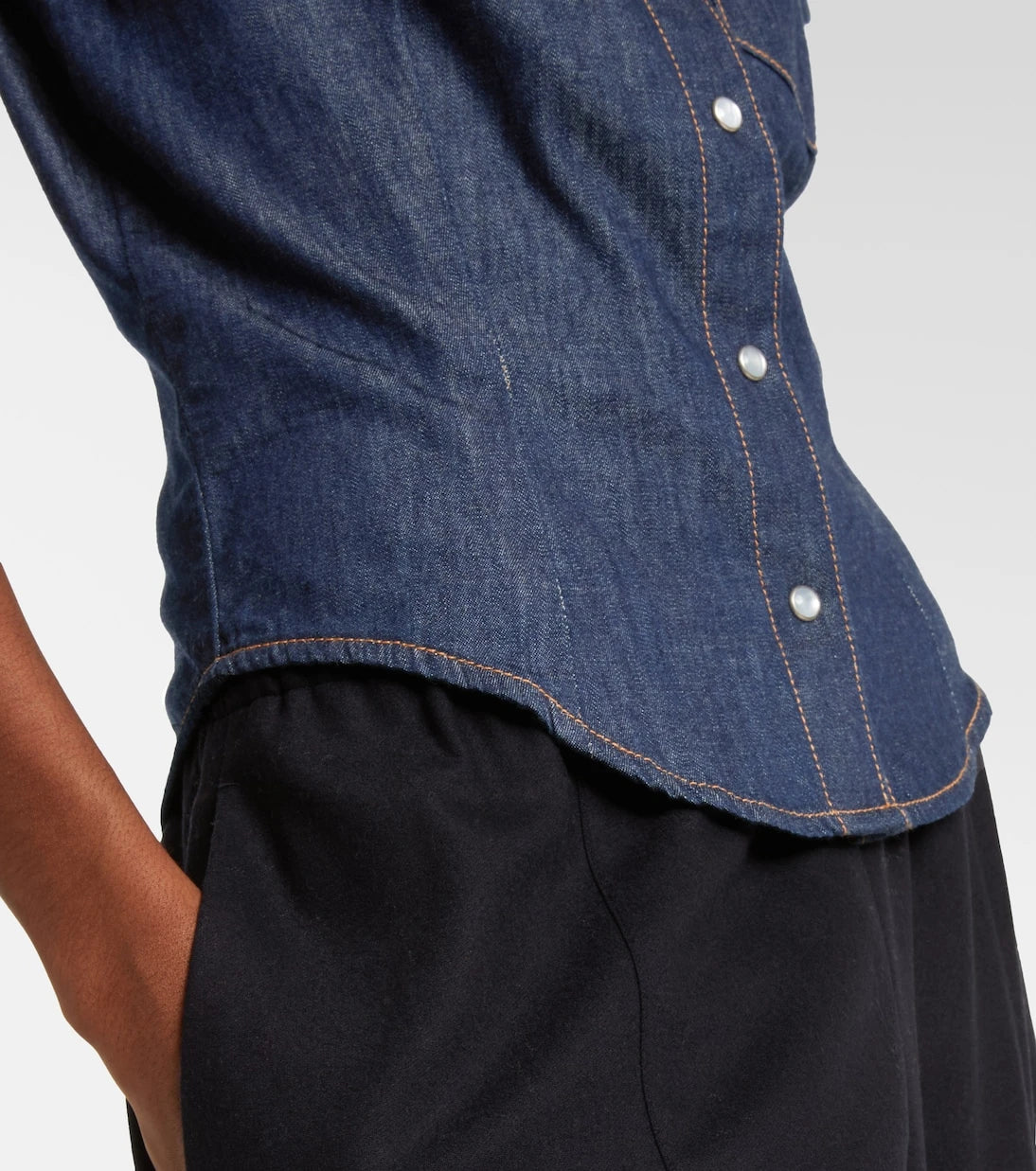 Khaite - Cavazos denim shirt