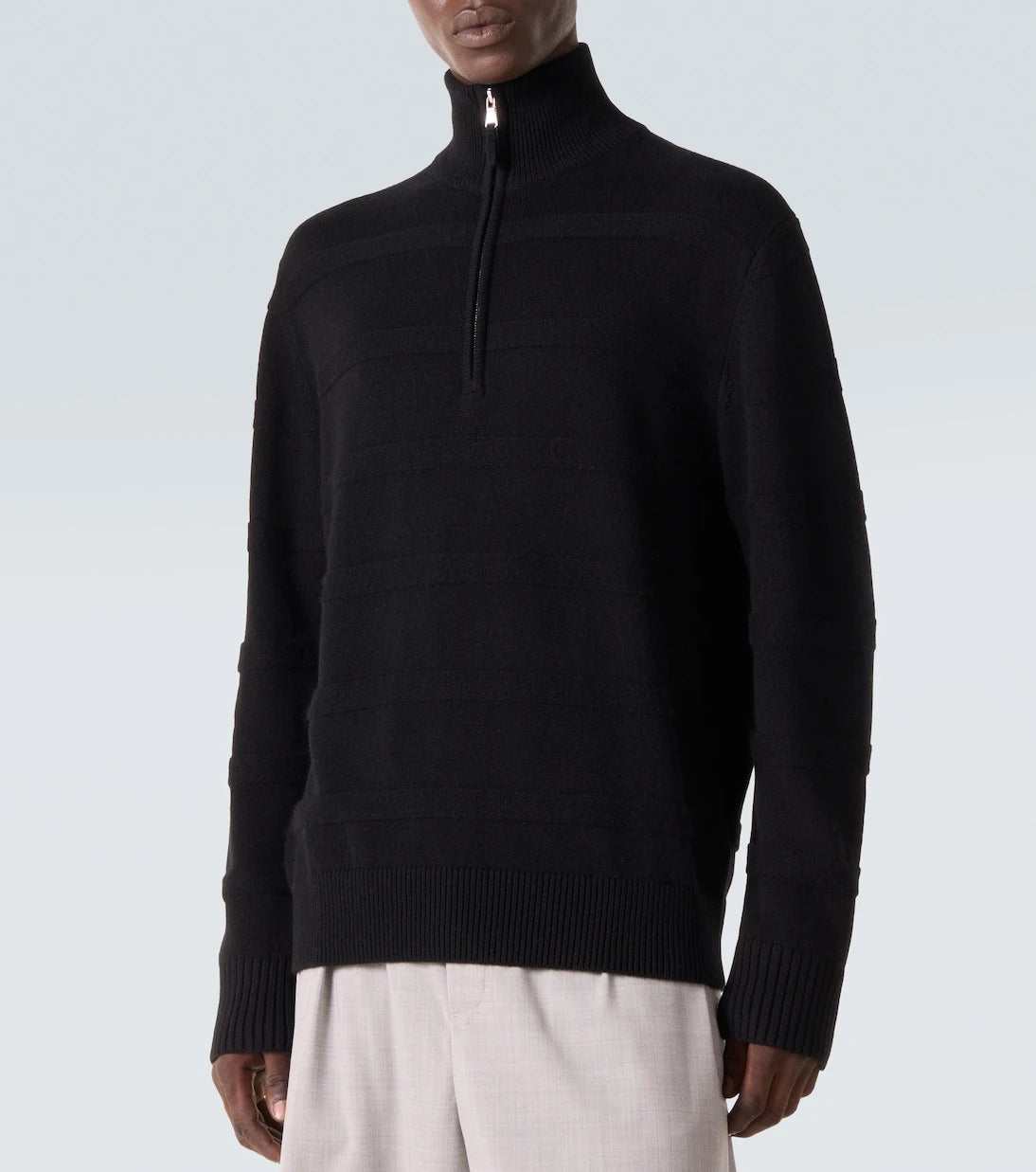 Allude - Cotton and cashmere turtleneck sweater