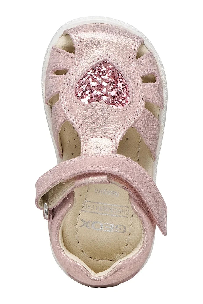 Geox kids' leather sandals SANDAL MACCHIA