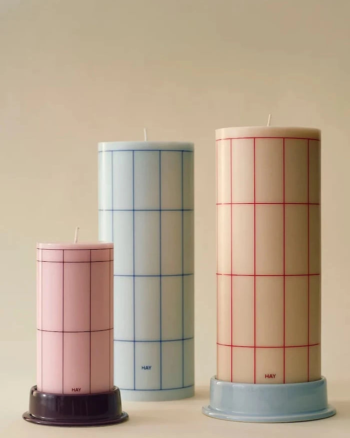 Декоративен свещник HAY Column 12,8 x 3 cm