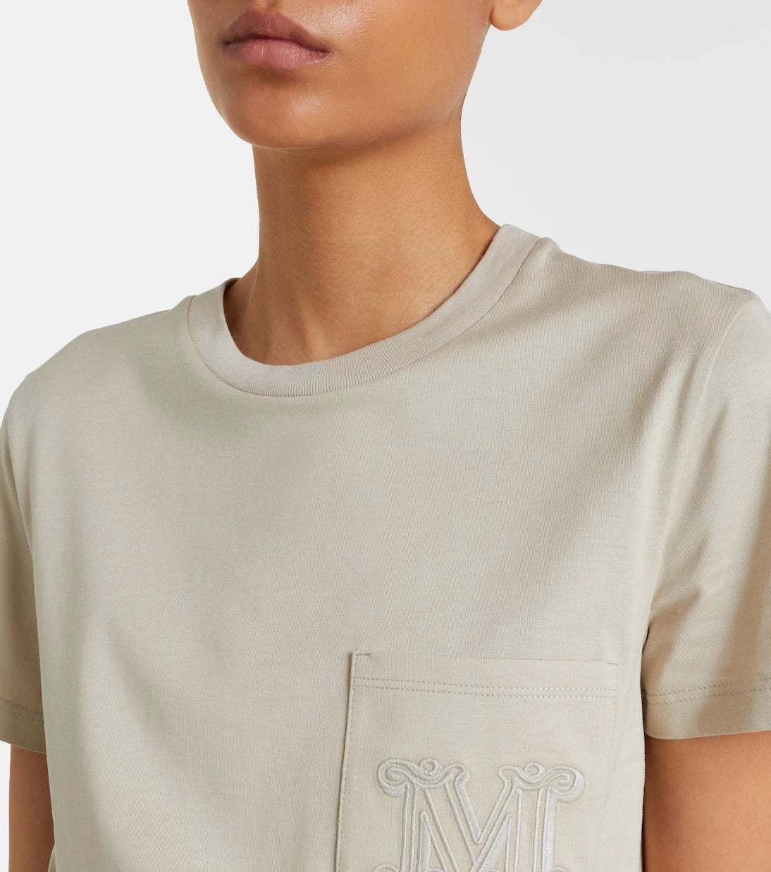 Max Mara - Monogram cotton jersey T-shirt