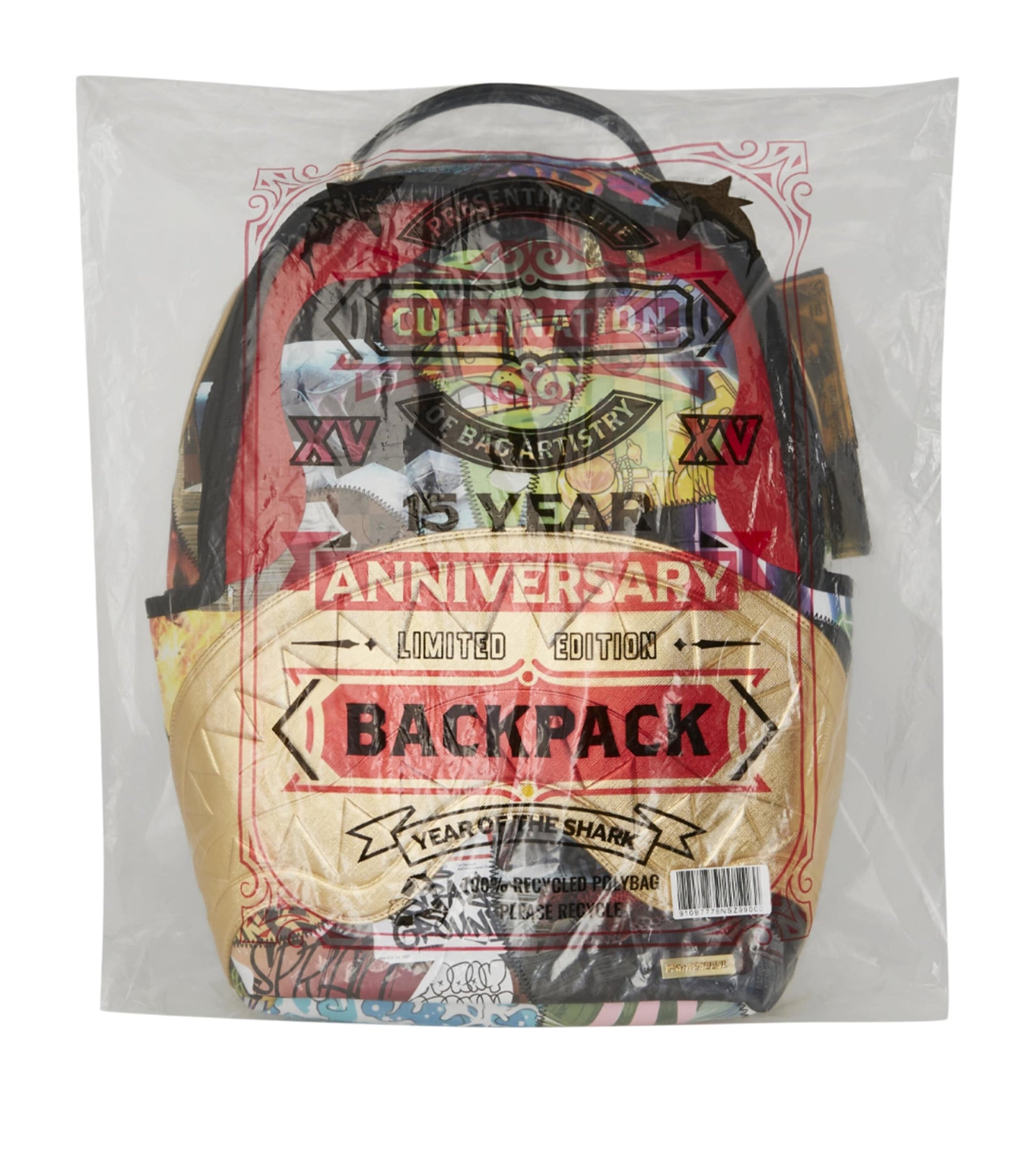 Sprayground 15-Year Anniversary Golden Backpack
