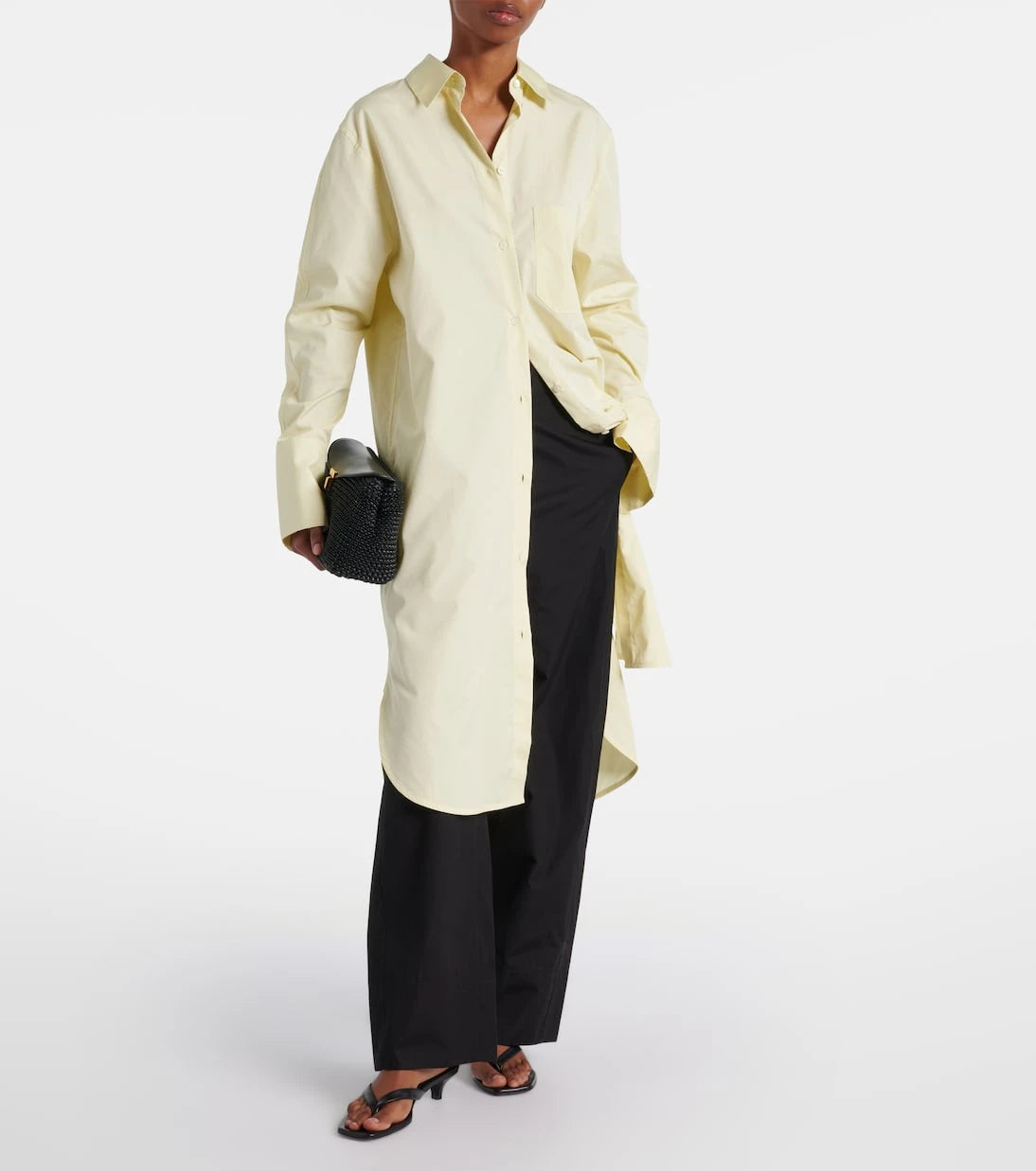 Toteme - Cotton poplin shirt dress