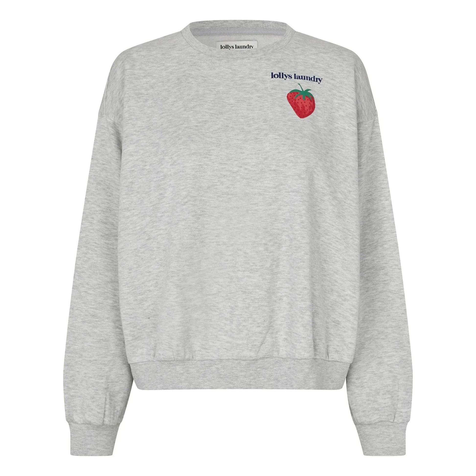 Lollys Laundry - Sydney Sweat Strawberry Cotton | Grey