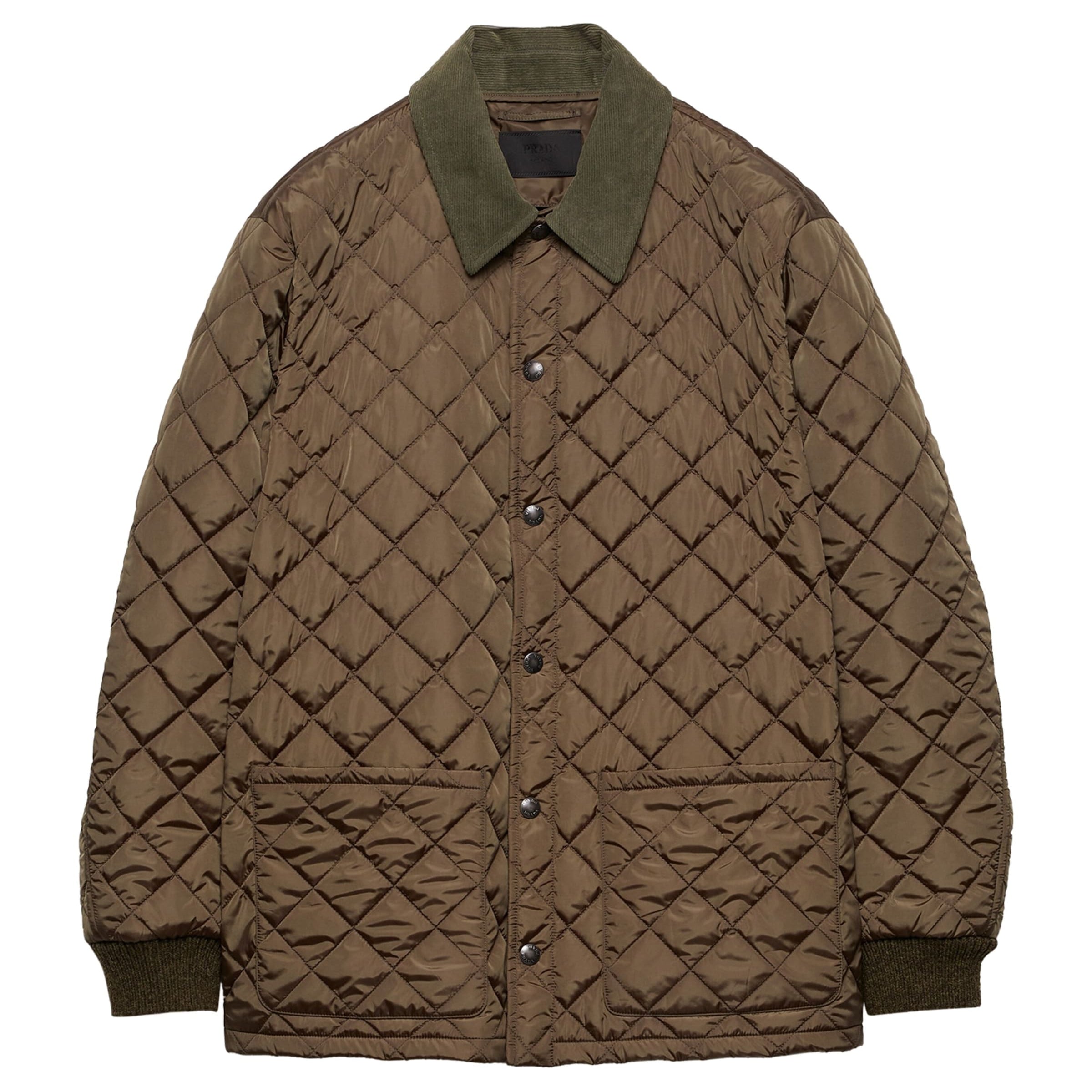 Prada Green Re-Nylon Quilted Jacket