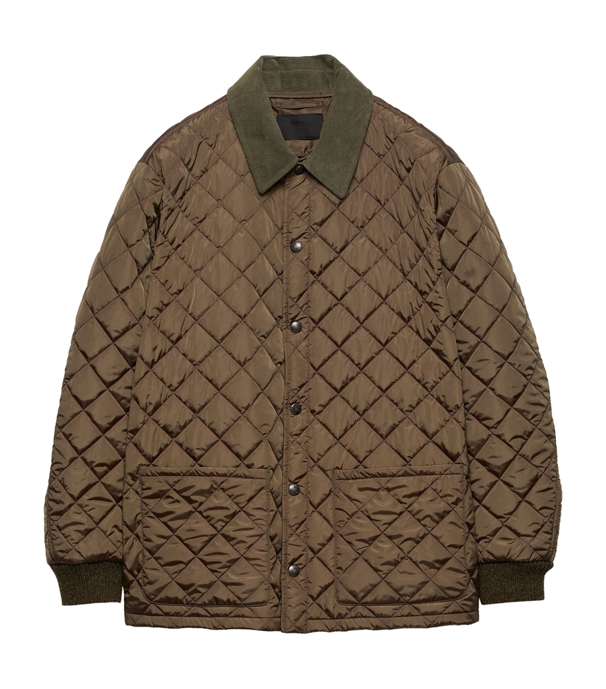 Prada Green Re-Nylon Quilted Jacket