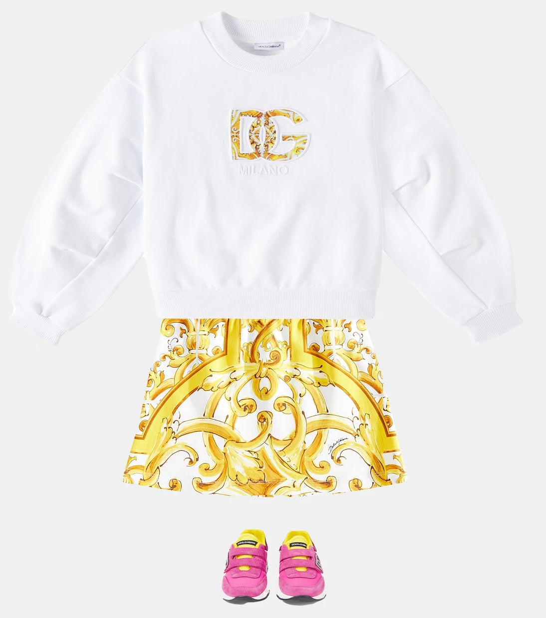 Dolce&Gabbana Kids - Logo cotton jersey sweatshirt